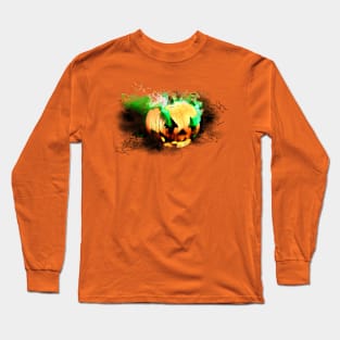 Jack O Lantern Halloween Pumpkin Long Sleeve T-Shirt